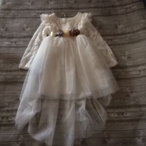 🎉S-HP🎉 10/$40 SHEIN Girls Charming Lace Dress with Tulle Skirt